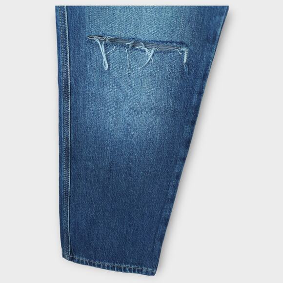 NEW Women FRAME Le Original High Rise Straight Fit Above Ankle Blue Jean Size 29 - Picture 5 of 10